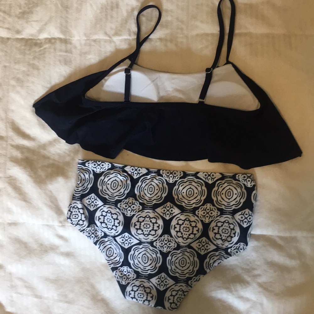 High-Waisted, Ruffle Top Bikini - Picture 2 of 2